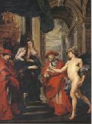 Peter Paul Rubens The Treaty of Angouleme (mk05) oil painting on canvas